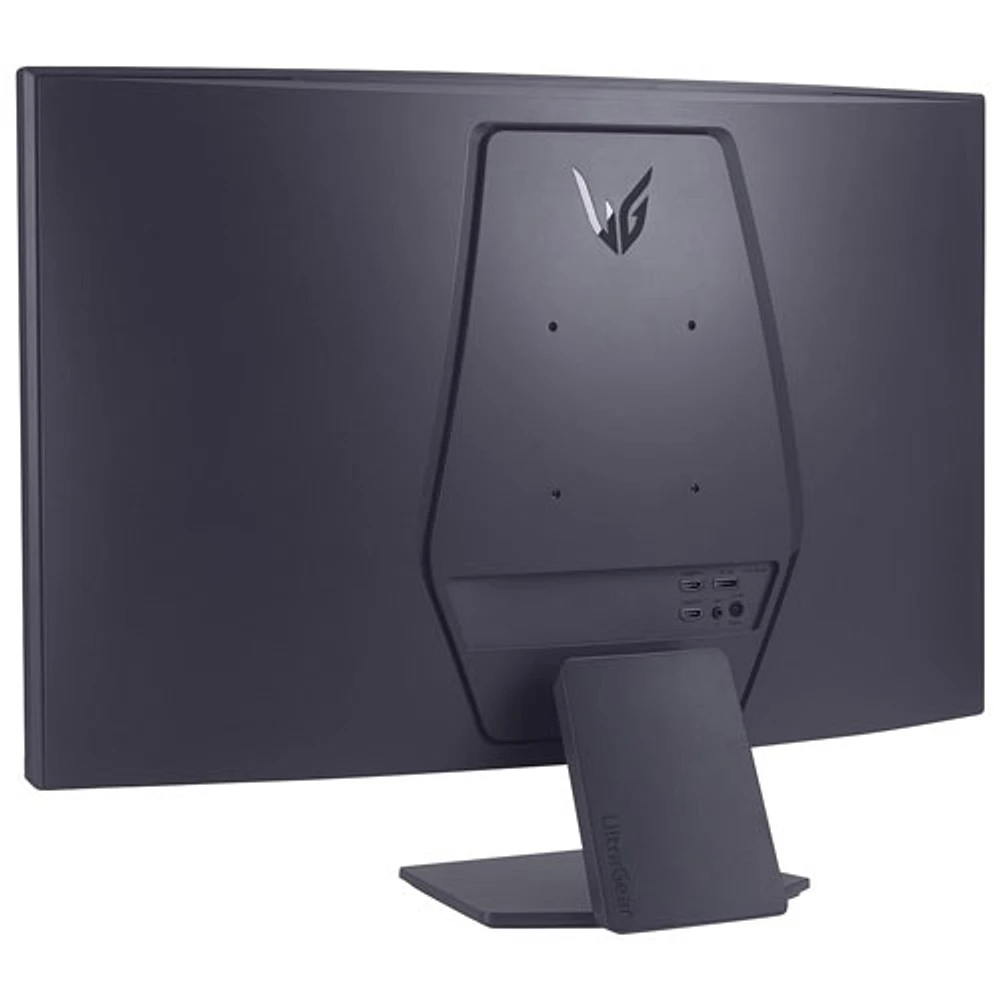 LG UltraGear 27" 1440p WQHD 180Hz 1ms GTG Curved VA LED FreeSync Gaming Monitor (27GS60QN-B) - Purple Grey