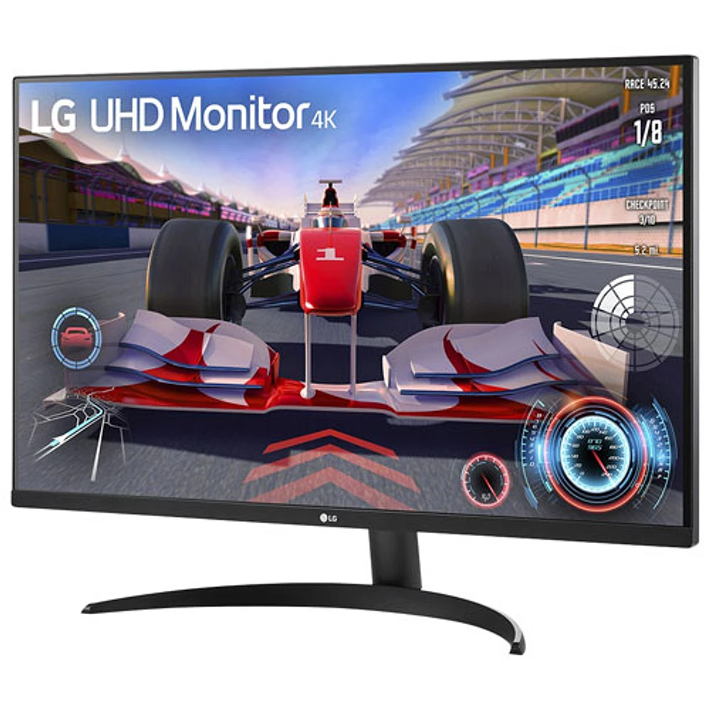 Moniteur DEL AV UHD 4K GTG 4 ms 60 Hz UltraFine 31,5 po de LG (32UR500K-B) - Noir