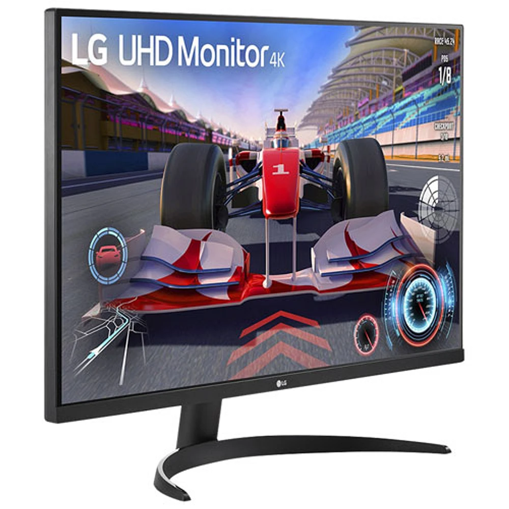 Moniteur DEL AV UHD 4K GTG 4 ms 60 Hz UltraFine 31,5 po de LG (32UR500K-B) - Noir