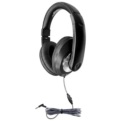 Hamilton Buhl Smart-Trek Deluxe On-Ear Headphones with Volume Control (ST1BK) - Black