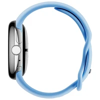 Koodo - Pixel Watch 2 LTE de 40 mm de Google avec boîtier en aluminium argenté et bracelet sport bleu ciel - Paiement Balance mensuel