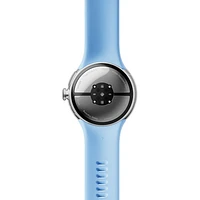 Koodo - Pixel Watch 2 LTE de 40 mm de Google avec boîtier en aluminium argenté et bracelet sport bleu ciel - Paiement Balance mensuel
