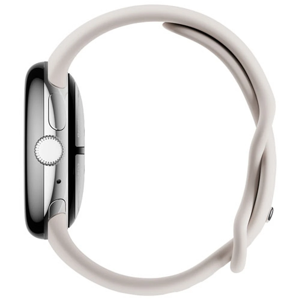 Koodo - Pixel Watch 2 LTE de 40 mm de Google avec boîtier en aluminium argenté et bracelet sport porcelaine - Paiement Balance mensuel