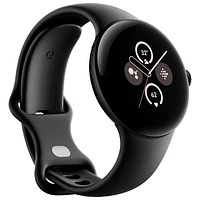 Koodo Google Pixel Watch 2 40mm LTE Black Aluminum Case with Black Active Band - Monthly Tab Payment