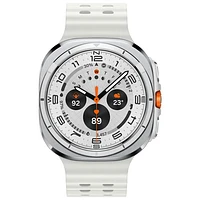 Montre intelligente LTE de 47 mm Samsung Galaxy Watch Ultra avec Koodo - Blanc titane - Paiement Balance mensuel