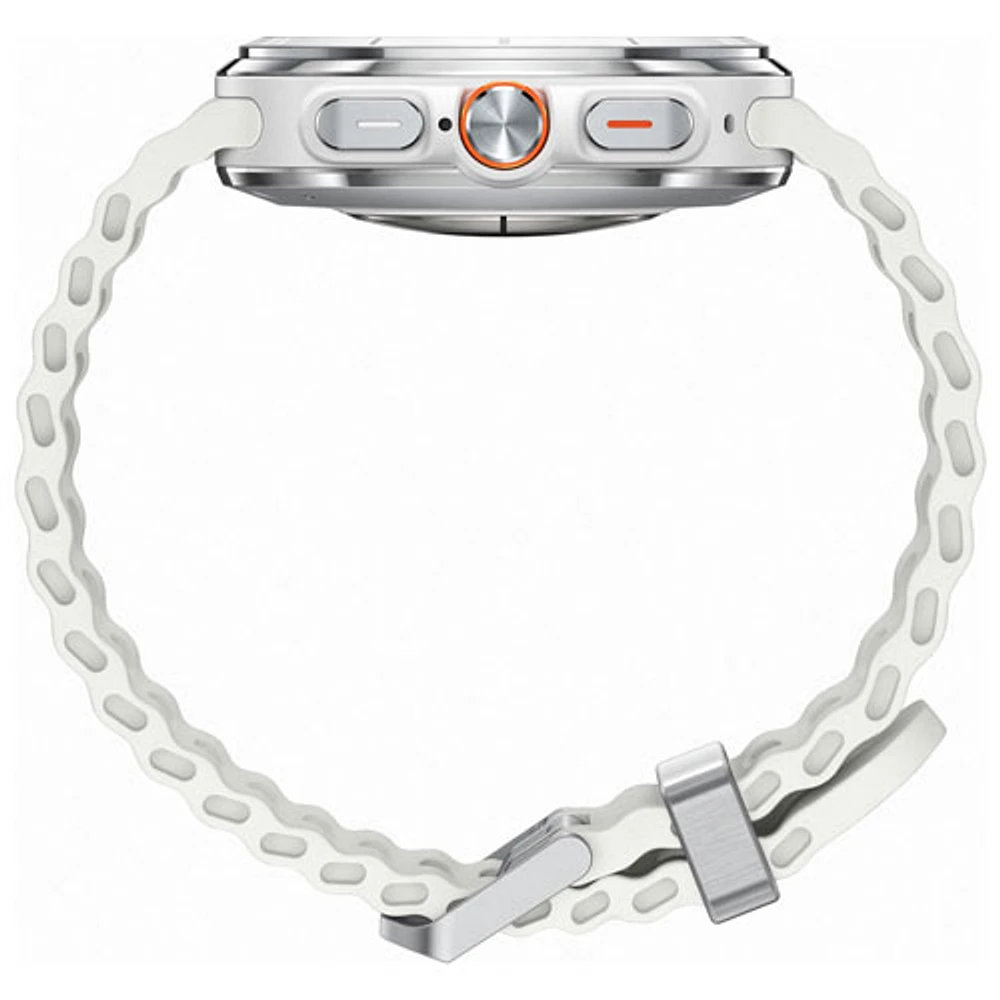 Montre intelligente LTE de 47 mm Samsung Galaxy Watch Ultra avec Koodo - Blanc titane - Paiement Balance mensuel