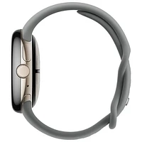 Koodo Google Pixel Watch 3 41mm LTE Champagne Gold Aluminum Case with Hazel Active Band - Monthly Tab Payment