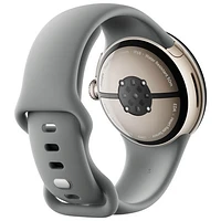 Koodo Google Pixel Watch 3 41mm LTE Champagne Gold Aluminum Case with Hazel Active Band - Monthly Tab Payment