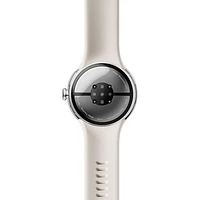 Koodo Google Pixel Watch 3 41mm LTE Polished Silver Aluminum Case with Porcelain Active Band - Monthly Tab Payment