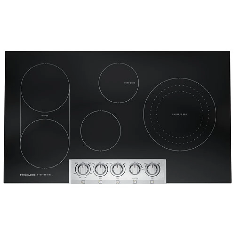 Frigidaire Professional 36" 5-Element Electric Cooktop (PCCE3680AF) - Smudge-Proof Stainless Steel