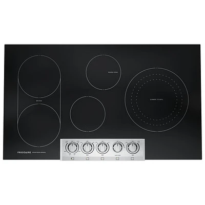 Frigidaire Professional 36" 5-Element Electric Cooktop (PCCE3680AF) - Smudge-Proof Stainless Steel