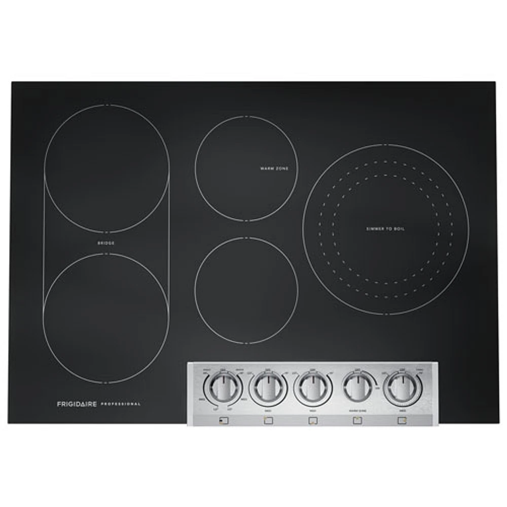 Frigidaire Professional 30" 5-Element Electric Cooktop (PCCE3080AF) - Smudge-Proof Stainless Steel