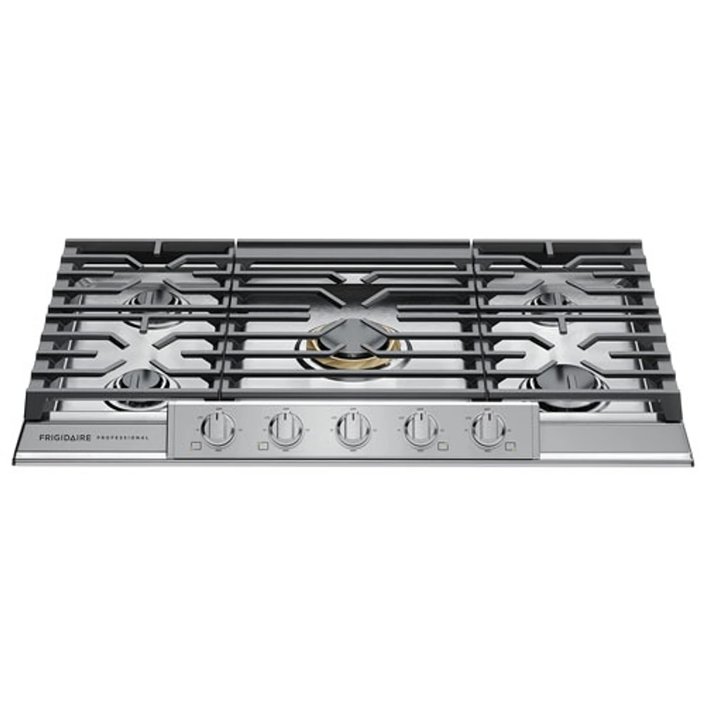 Frigidaire Professional 36" 5-Burner Gas Cooktop (PCCG3680AS) - Stainless Steel