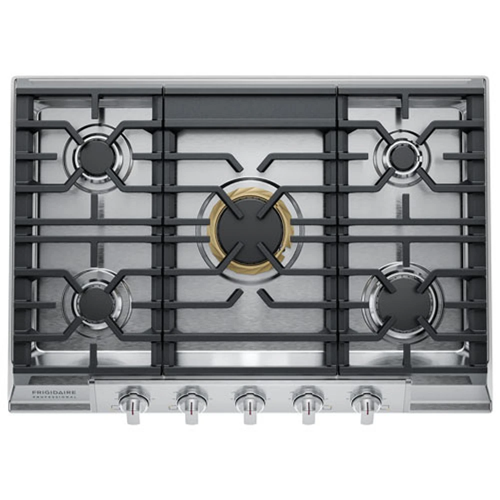 Frigidaire Professional 30" 5-Burner Gas Cooktop (PCCG3080AS) - Stainless Steel