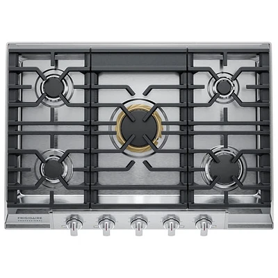 Surface de cuisson au gaz de 30 po à 5 brûleurs Professional de Frigidaire (PCCG3080AS) - Acier inoxydable