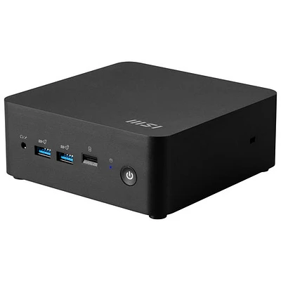 Ordinateur de bureau Cubi NUC de MSI (Core i5-120U 10C Intel/Cache 12T 12 Mo 3,8-5 GHz/RAM 16 Go/SSD 500 Go/Win 11)