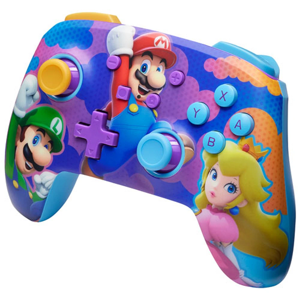 Manette sans fil améliorée de PowerA pour Switch - Splash Heroes