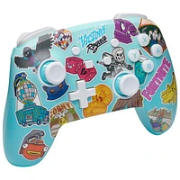 PowerA Enhanced Wireless Controller for Switch - Fortnite Sticker Mania
