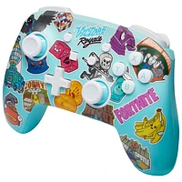 PowerA Enhanced Wireless Controller for Switch - Fortnite Sticker Mania