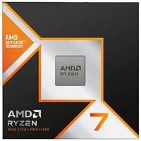 Processeur AM5 Ryzen à 8 coeurs de 5,2 GHz 7 9800X3D d'AMD