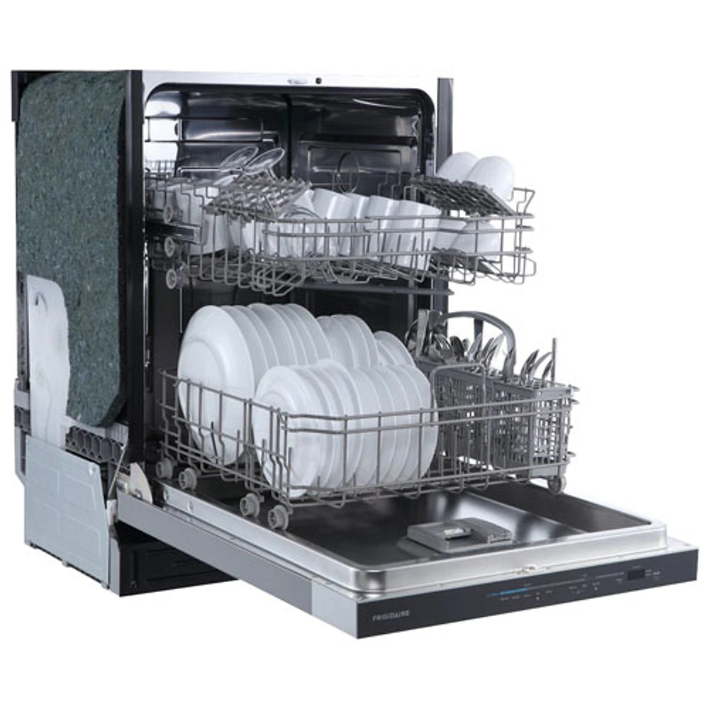 Lave-vaisselle encastrable à cuve hybride 24 po 49 dB de Frigidaire (FDHP4336AS) - Acier inoxydable
