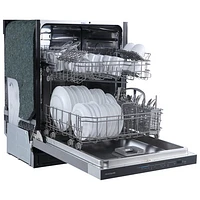 Frigidaire 24" 49dB Built-In Hybrid Tub Dishwasher (FDHP4336AS) - Stainless Steel