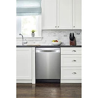 Frigidaire 24" 49dB Built-In Hybrid Tub Dishwasher (FDHP4336AS) - Stainless Steel