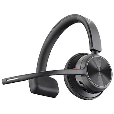 Casque d'écoute sans fil Bluetooth à suppression du bruit Poly Voyager 4310 de HP - Noir
