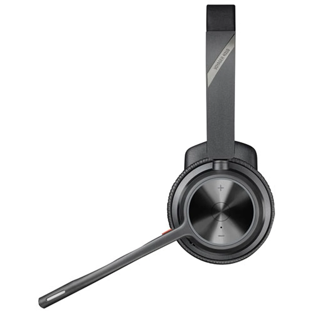 Casque d'écoute sans fil Bluetooth à suppression du bruit Poly Voyager 4310 de HP - Noir