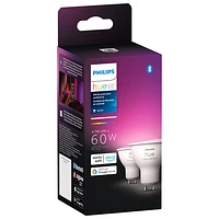 Philips Hue GU10 Smart LED Light Bulb - White & Colour Ambiance