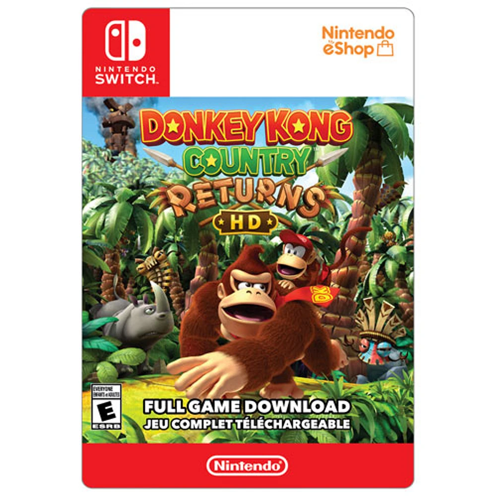 Donkey Kong Country Returns HD (Switch) - Digital Download