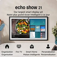 Écran intelligent Echo Show 21 d'Amazon avec Alexa