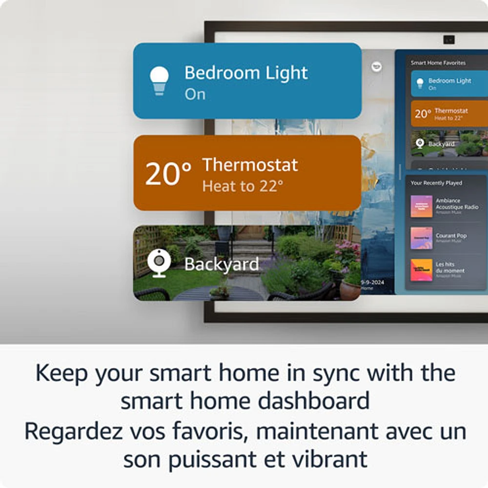 Écran intelligent Echo Show 21 d'Amazon avec Alexa