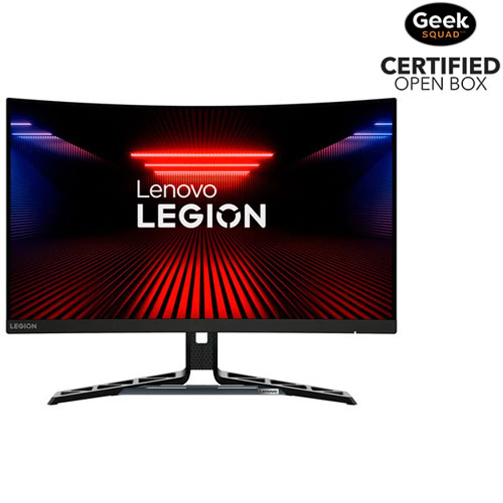 Boîte ouverte - Moniteur de jeu FreeSync DEL VA incurvé HD intégrale 240 Hz de 27 po Legion de Lenovo avec temps de réponse de 2 ms (67B6GAC1US)