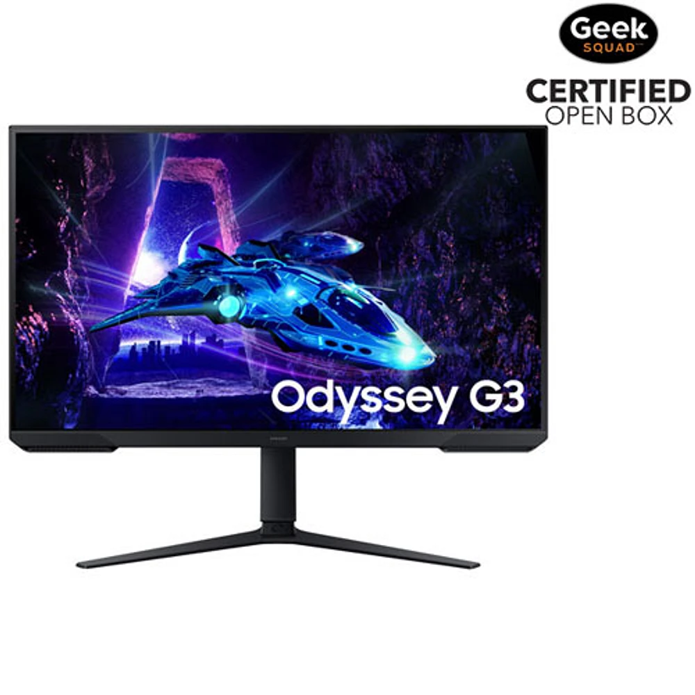 Open Box - Samsung 24" FHD 180Hz 1ms VA LED FreeSync Gaming Monitor (LS24DG302ENXZA) - Black