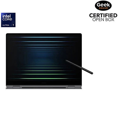 Boîte ouverte - Portable CoPilot+ PC à écran tactile de 16 po Galaxy Book5 Pro 360 de Samsung (Core Ultra 7 - 256V d'Intel/RAM 16 Go/SSD 512 Go)