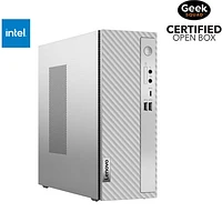 Open Box - Lenovo IdeaCentre 3i Desktop PC - Cloud Grey (Intel Processor 300/8GB RAM/512GB SSD/Windows 11)