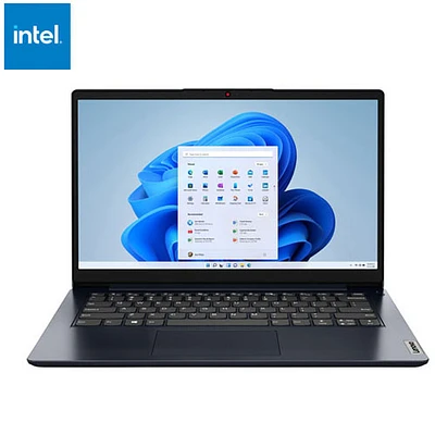 Portable de 14 po IdeaPad 1i de Lenovo - Bleu abyssal (Celeron N4500 d'Intel/RAM 4 Go/SSD 128 Go/Windows 11)