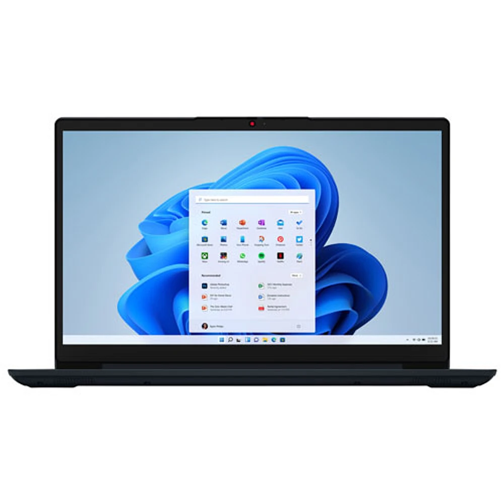Portable de 14 po IdeaPad 1i de Lenovo - Bleu abyssal (Celeron N4500 d'Intel/RAM 4 Go/SSD 128 Go/Windows 11)