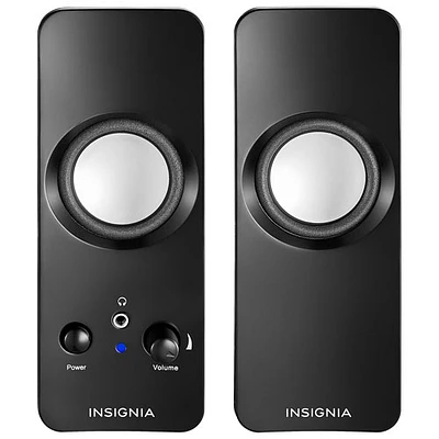 Système de haut-parleurs d'ordinateur 2.0 d'Insignia - Exclusivité Best Buy