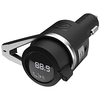 Scosche BTFreq Hands-Free Car Kit with Bluetooth FM Transmitter/Power Delivery (BTFMPD3SR-SP)