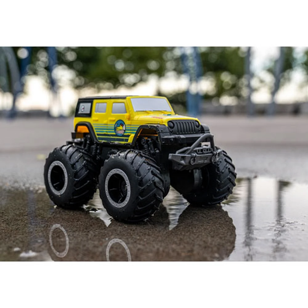 LiteHawk Duck 4WD RC Amphibious Vehicle - Yellow/Black