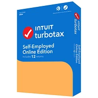 TurboTax Self Employed édition en ligne 2024 (PC/Mac) - 12 déclarations