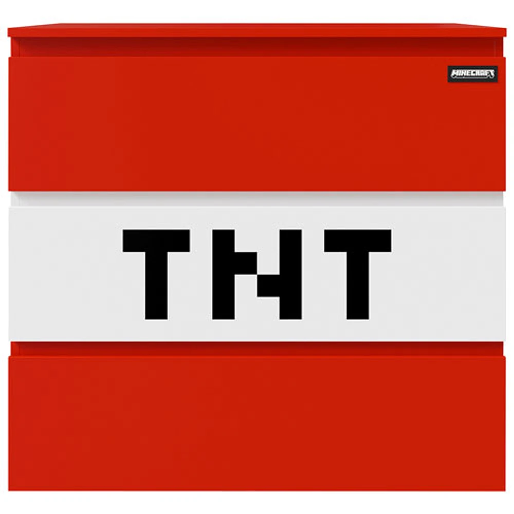 Minecraft TNT 3-Drawer Chest - Red/White