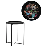 Minecraft Side Table with Removable Tray - Multi-Colour