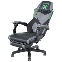 Minecraft Ergonomic High Back Gaming Chair - Grey/Black