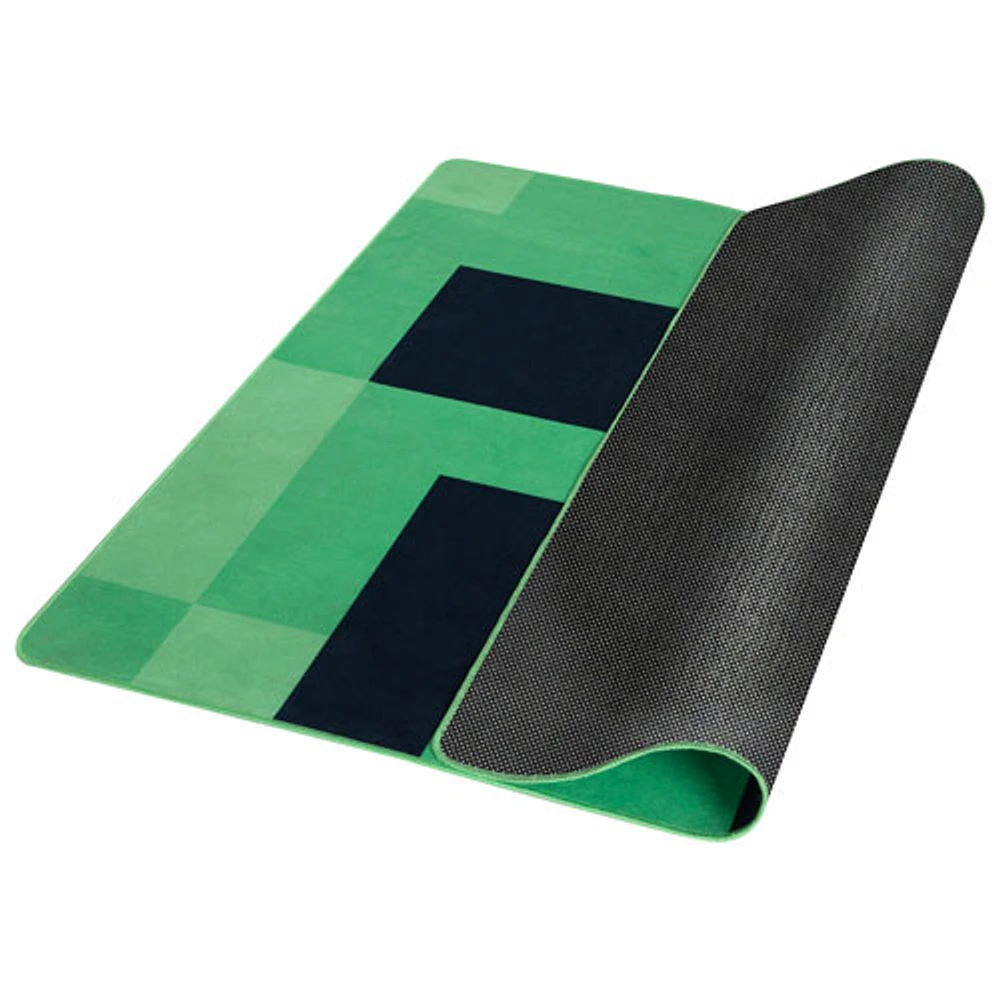 Tapis TNT Creeper de 4 x 4 pi pour enfants - Vert/Noir