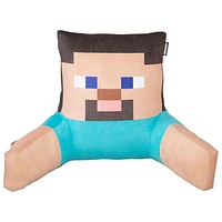 Minecraft Steve Backrest Pillow - Blue/Brown/Beige