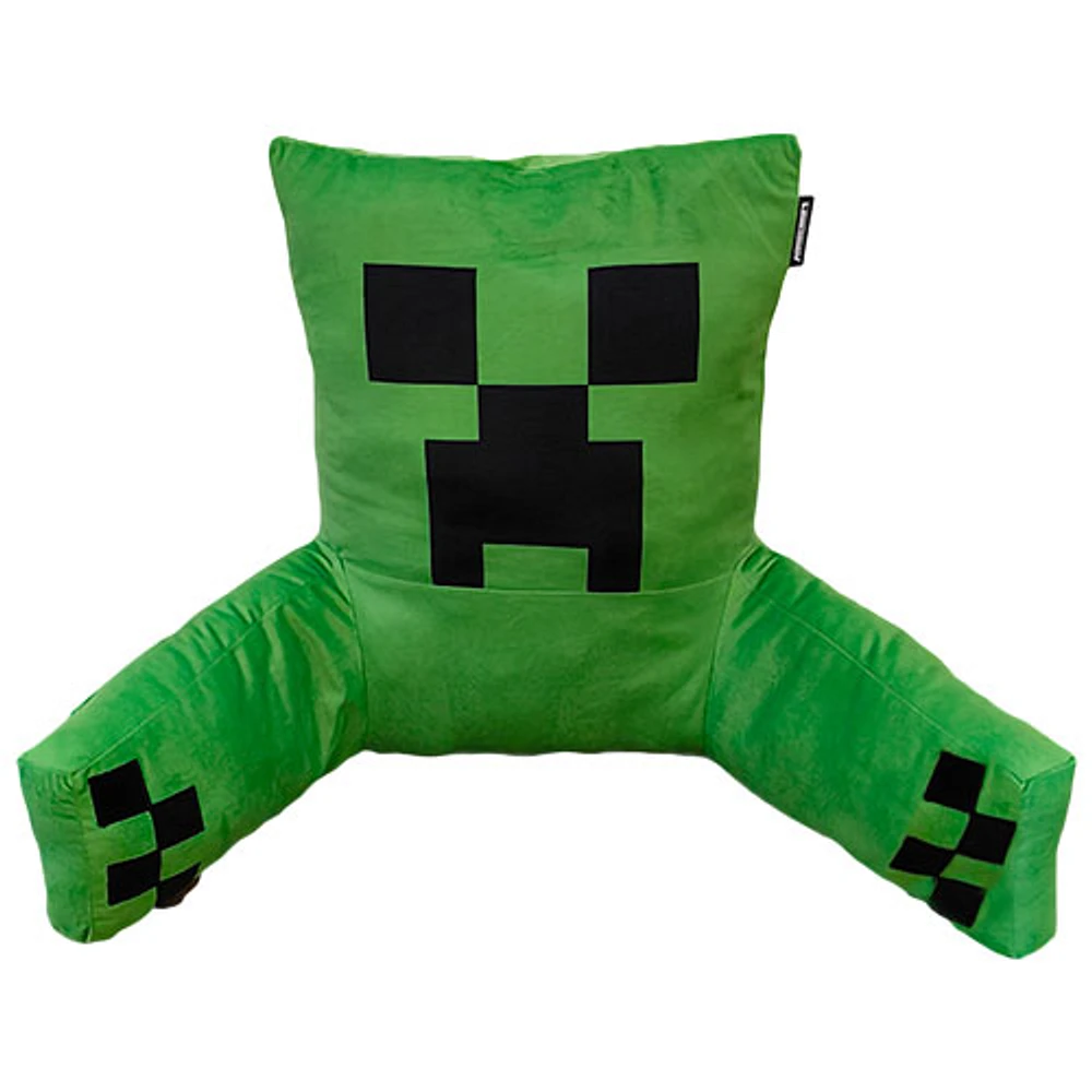 Minecraft Creeper Backrest Pillow - Green/Black