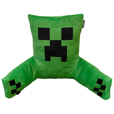 Minecraft Creeper Backrest Pillow - Green/Black